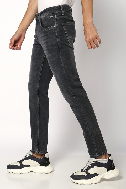 Dark Grey Ankle Fit Jeans - Jeans - 241010240