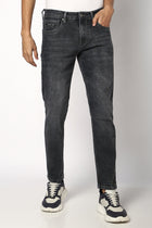 Dark Grey Ankle Fit Jeans - Jeans - 241010240