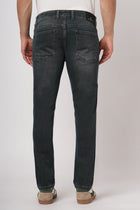 DARK GREY ANKLE FIT KNITTED DENIM - Jeans - 251211015