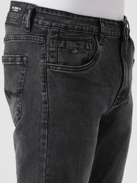 DARK GREY ANKLE FIT TWILL DENIM - Jeans - 260110006