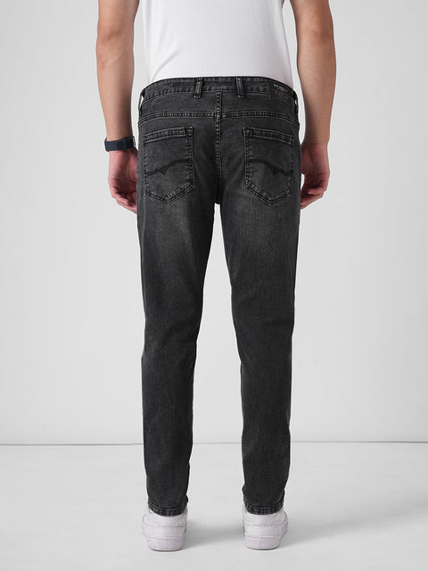 DARK GREY ANKLE FIT TWILL DENIM - Jeans - 260110006