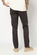 DARK GREY SLIM FIT MENS TROUSERS - Trousers - 