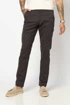 DARK GREY SLIM FIT MENS TROUSERS - Trousers - 