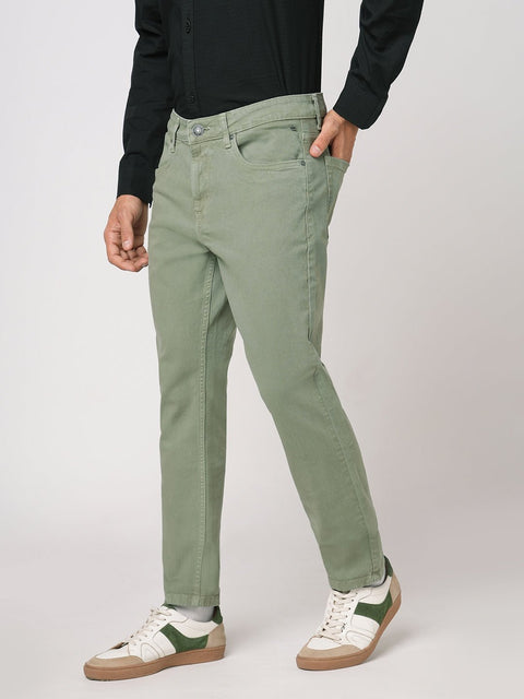 DARK GREY SLIM FIT TWILL DENIM - Jeans - 251110925