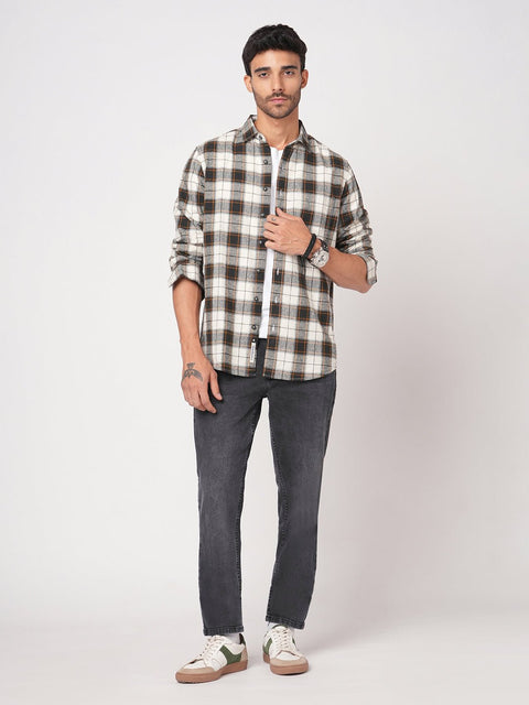 DARK GREY SLIM FIT TWILL MENS DENIM - Jeans - 251211000