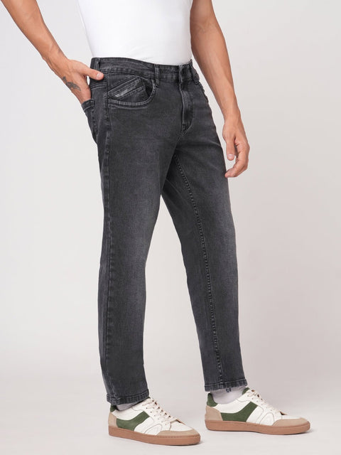 DARK GREY SLIM FIT TWILL MENS DENIM - Jeans - 251211000