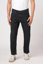 DARK GREY STRAIGHT FIT TWILL DENIM - Jeans - 251210965