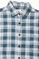 Dark Teal Half Sleeve Tailored Fit Shirt - Shirts - 250330918