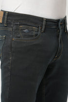 DARK TINTED ANKLE FIT KNITTED JEANS - Jeans - 251010827