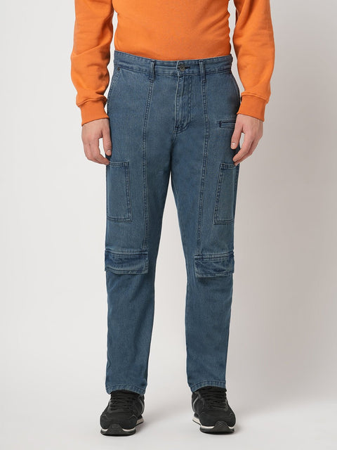 DARK TINTED RELAXED FIT MENS CARGO - Jeans - 250941171