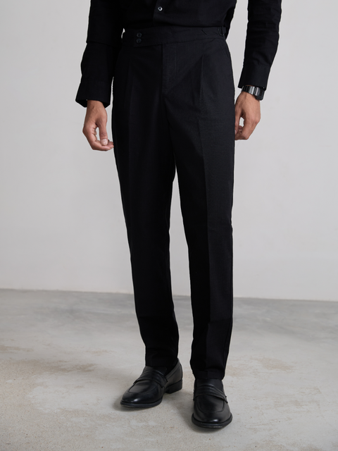 Relaxed Fit Linen Trouser
