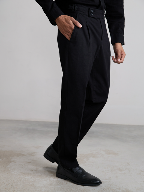 Relaxed Fit Linen Trouser