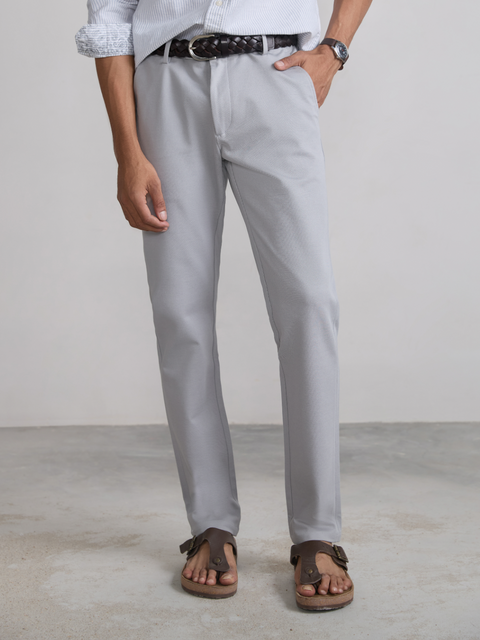 Slim Fit Cotton Blend Trouser