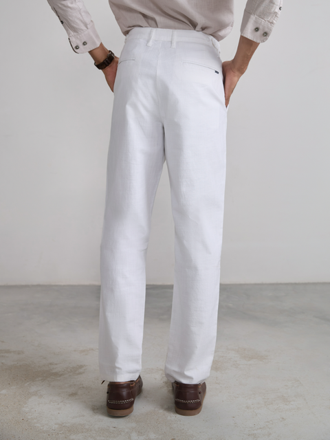 Relaxed Fit Linen Trouser