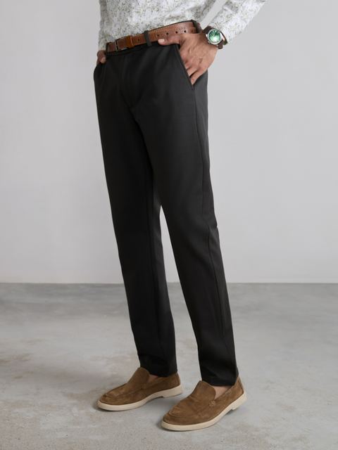 Slim Fit Cotton Blend Trouser