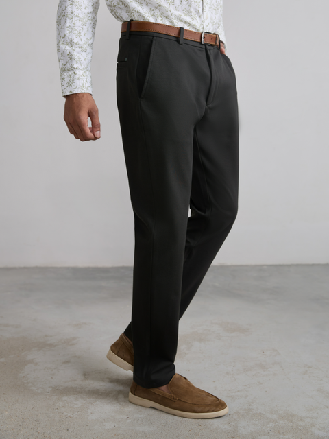 Slim Fit Cotton Blend Trouser