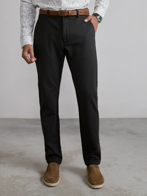 Slim Fit Cotton Blend Trouser