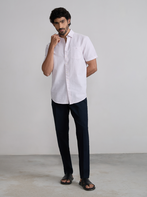 Relaxed Fit Linen Trouser