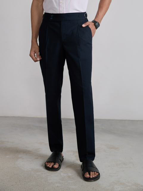 Relaxed Fit Linen Trouser