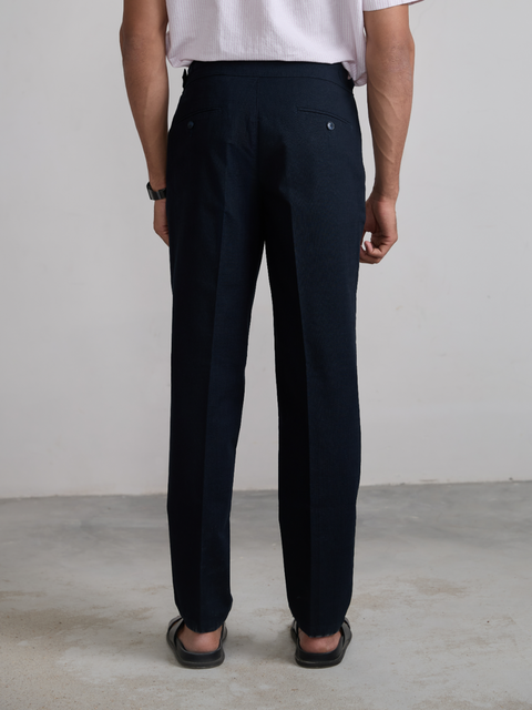 Relaxed Fit Linen Trouser