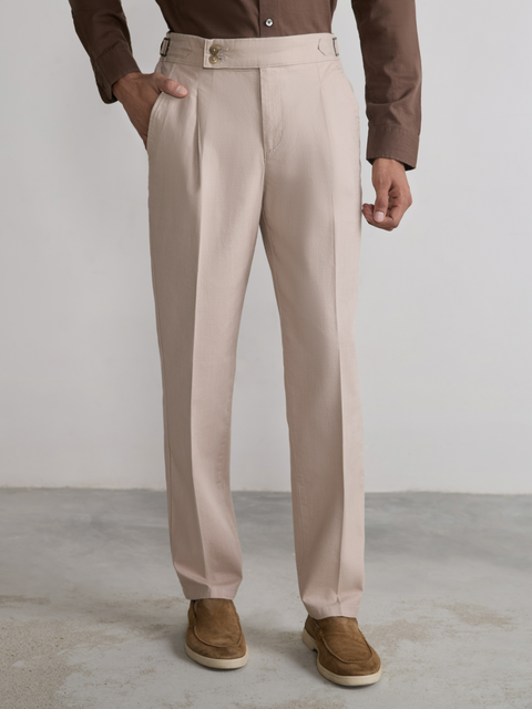 Relaxed Fit Linen Trouser