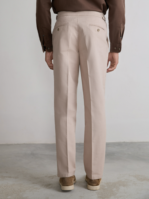 Relaxed Fit Linen Trouser