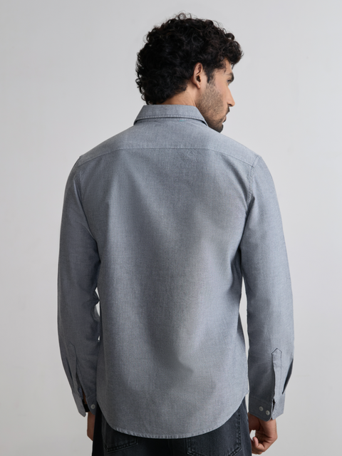 Plain Tailored Fit Oxford Shirt