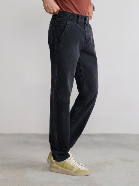 Relaxed Fit Rigid Denim