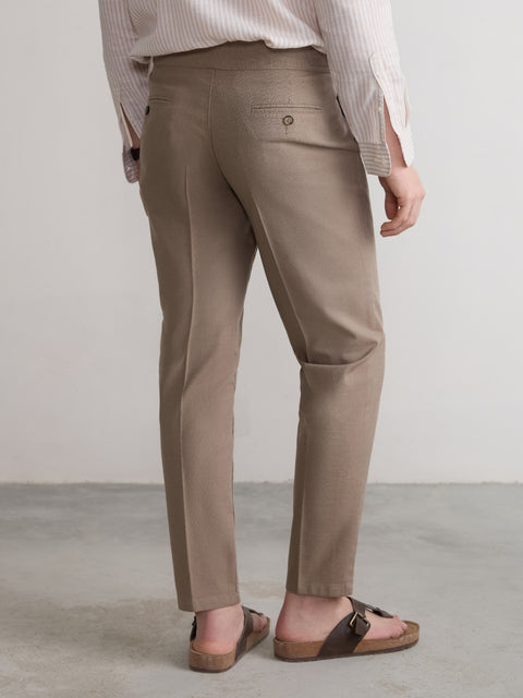 Relaxed Fit Linen Trouser