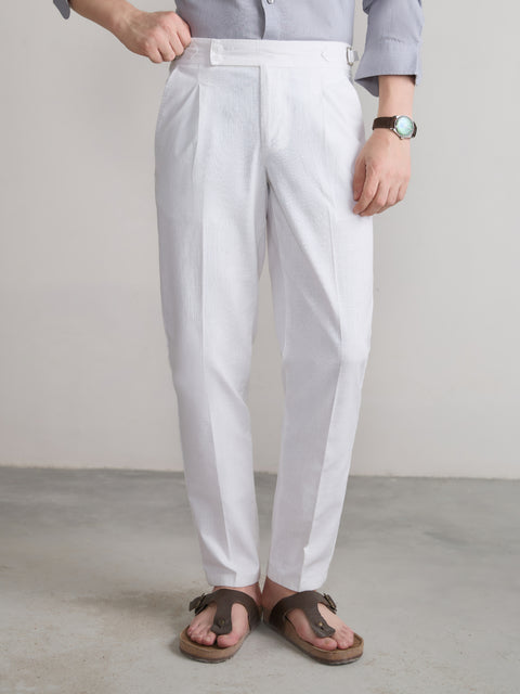 Relaxed Fit Linen Trouser