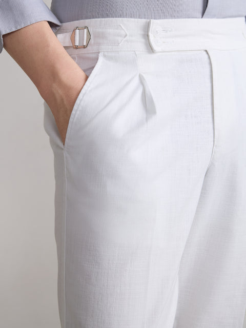 Relaxed Fit Linen Trouser