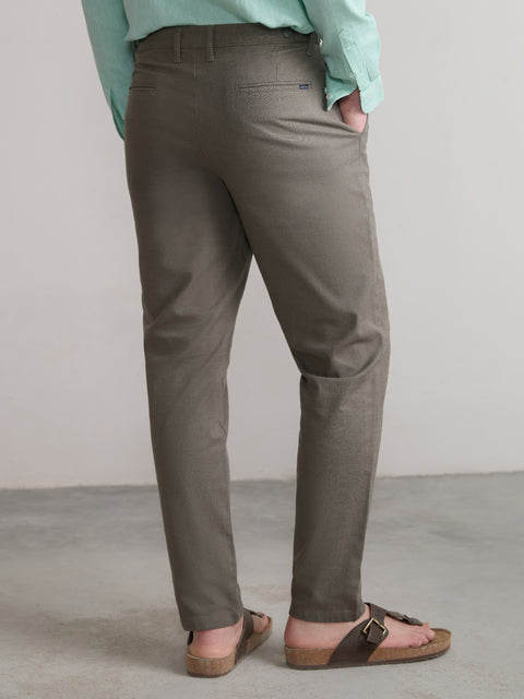 Relaxed Fit Linen Trouser