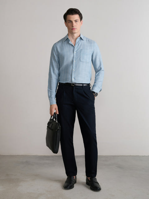 Relaxed Fit Linen Trouser