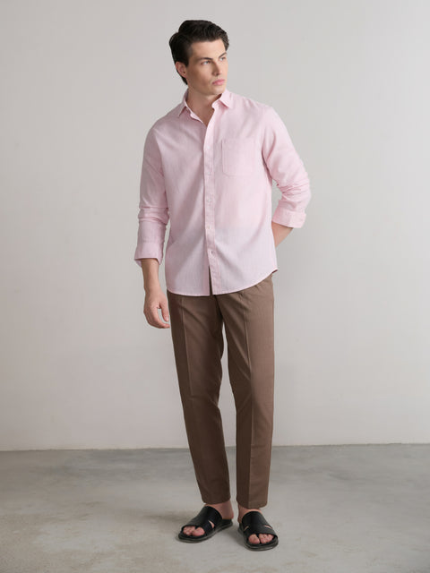 Relaxed Fit Linen Trouser