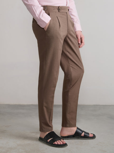Relaxed Fit Linen Trouser
