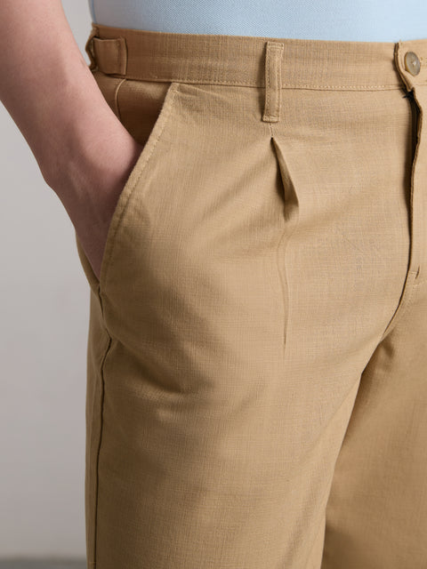 Relaxed Fit Linen Trouser