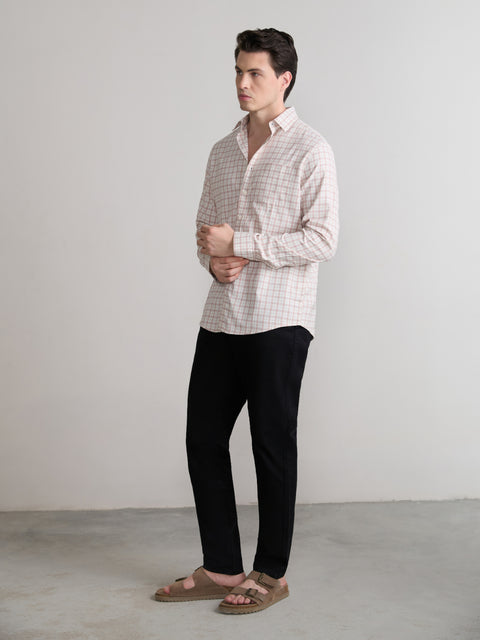 Relaxed Fit Linen Trouser