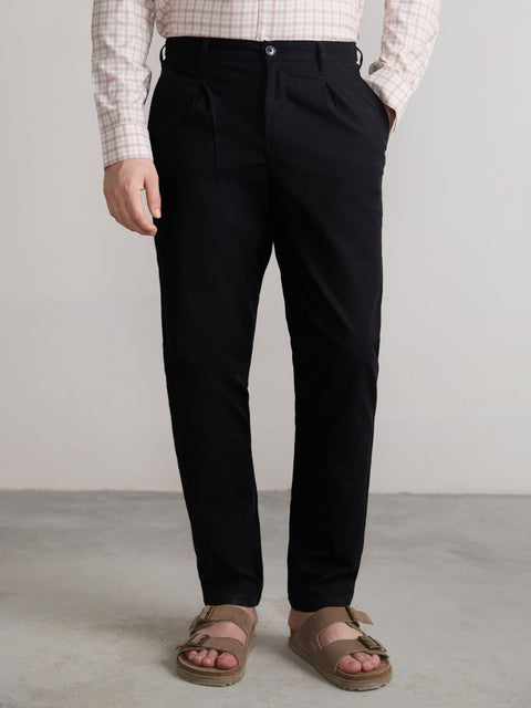 Relaxed Fit Linen Trouser