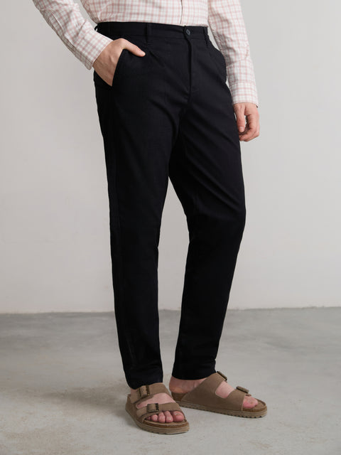 Relaxed Fit Linen Trouser