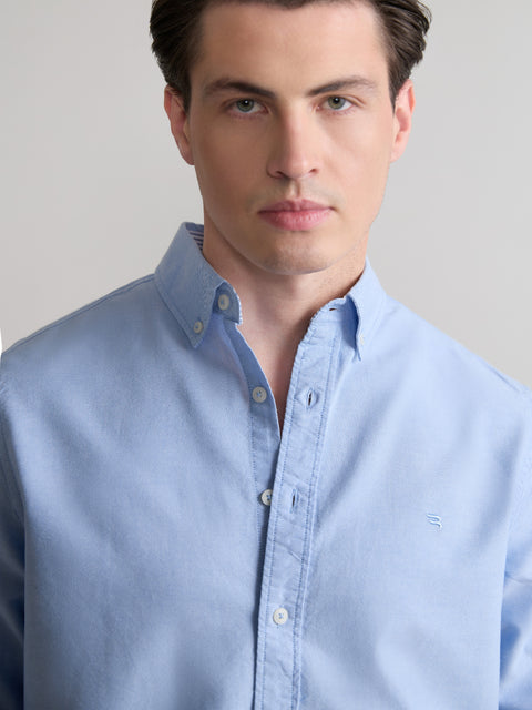 Plain Tailored Fit Oxford Shirt