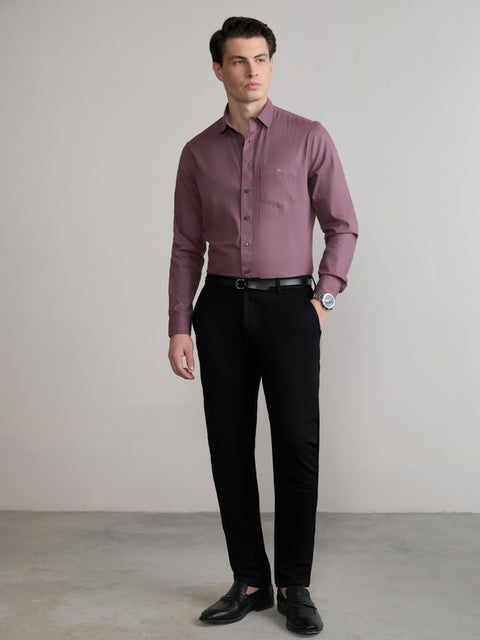 Slim Fit Cotton Blend Trouser