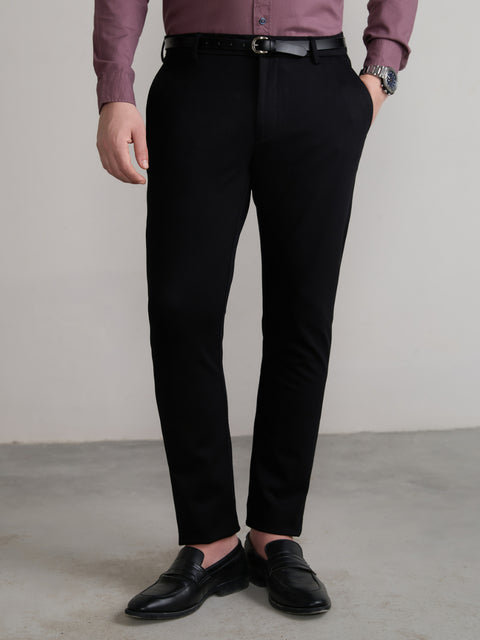 Slim Fit Cotton Blend Trouser