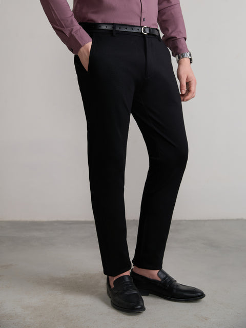 Slim Fit Cotton Blend Trouser