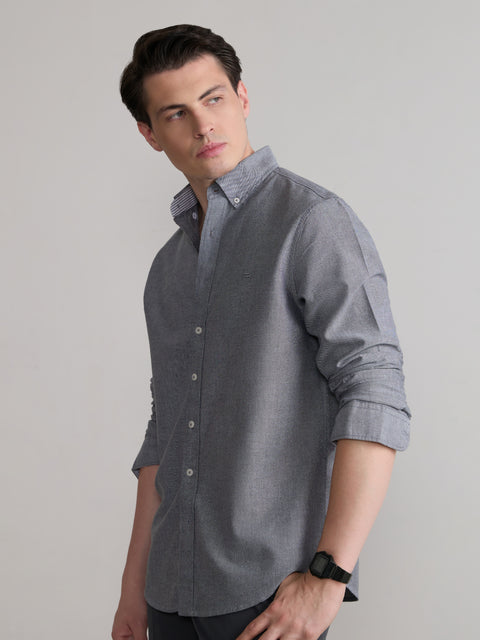 Plain Tailored Fit Oxford Shirt