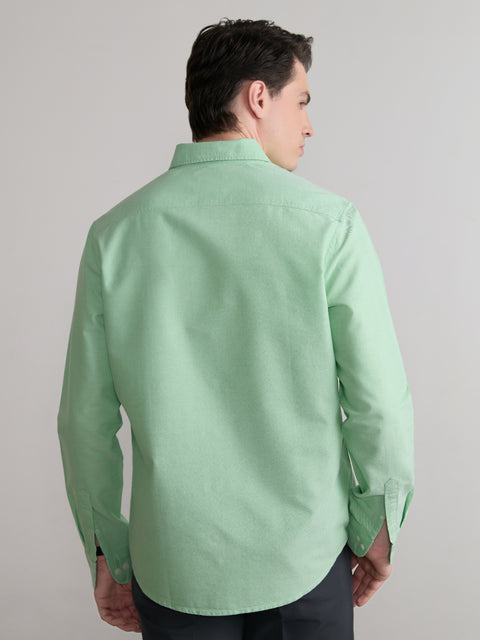 Plain Tailored Fit Oxford Shirt