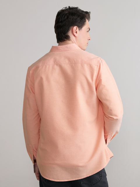 Plain Tailored Fit Oxford Shirt