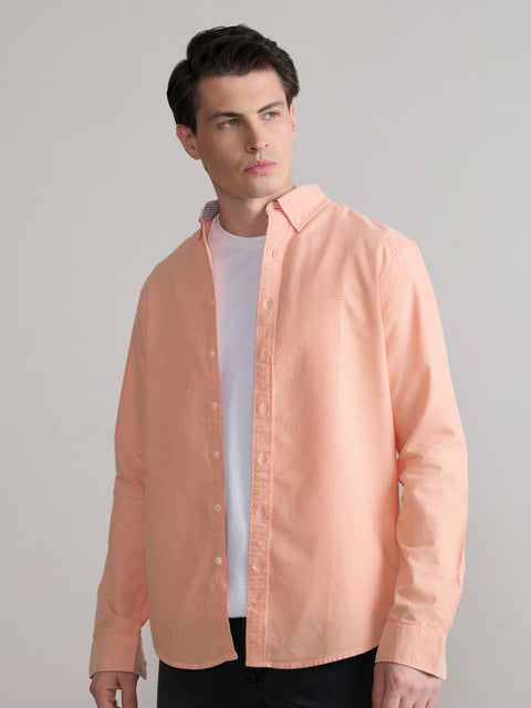 Plain Tailored Fit Oxford Shirt