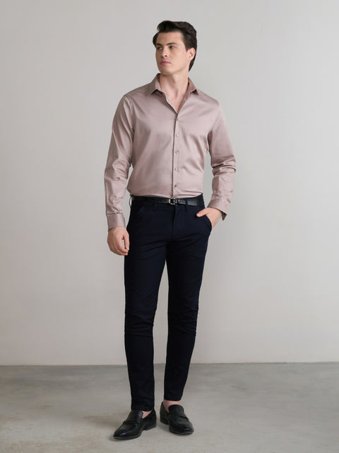 Slim Fit Dobby Trouser