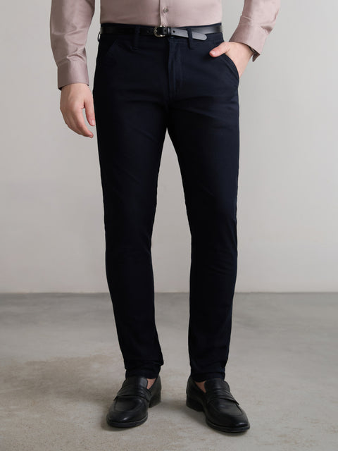 Slim Fit Dobby Trouser
