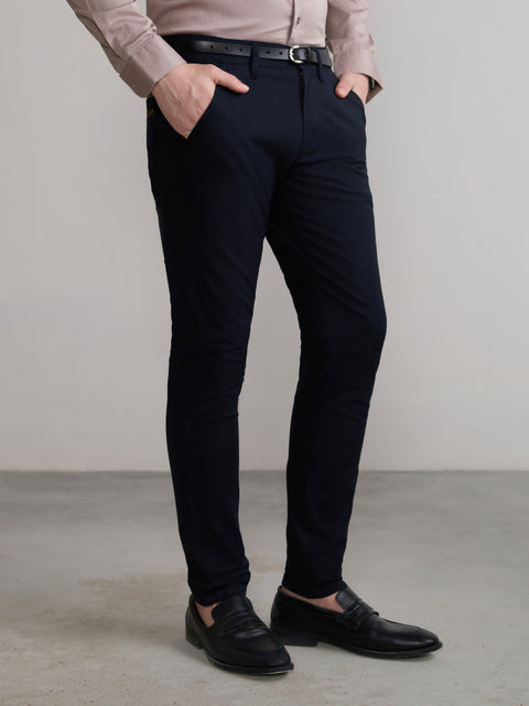 Slim Fit Dobby Trouser